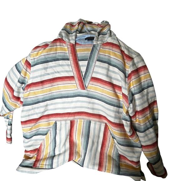 Pendleton unisex cotton stripped pull over oversized sz xl - Picture 1 of 6